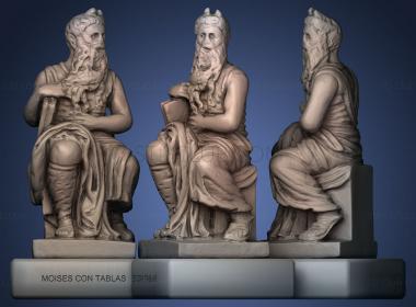 3D model Moiss con tablas (STL)